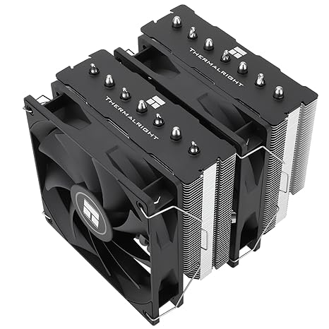 Thermalright PS120SE CPU Air Cooler, 7 Heat Pipes CPU Cooler,Dual 120mm TL-C12B V2 PWM Fan, AGHP 4.0 Technology, S-FDB Bearing, for AMD AM4 AM5/Intel 1700/1150/1151/1200/1851, PC Cooler