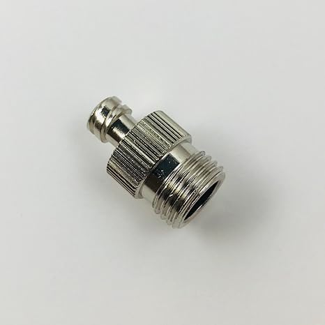Metal Female Luer Lock Syringe Fitting to Pipe BSP BSPP 1/4" Male