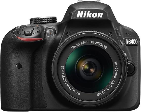 Nikon D3400 w/AF-P DX NIKKOR 18-55mm f/3.5-5.6G VR (Black)