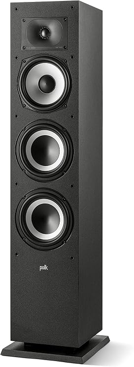 Polk Audio Monitor XT60 Home Theater Tower Speaker (Single, Midnight Black)