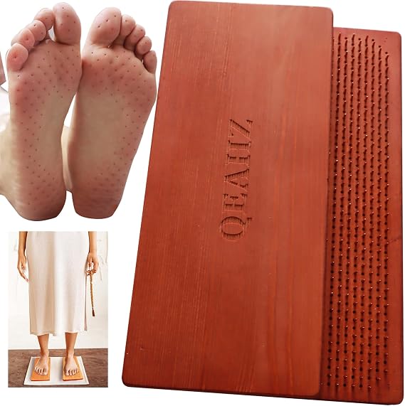 Sadhu Board - Copper nails, 8mm, For beginners, Wooden board for feet