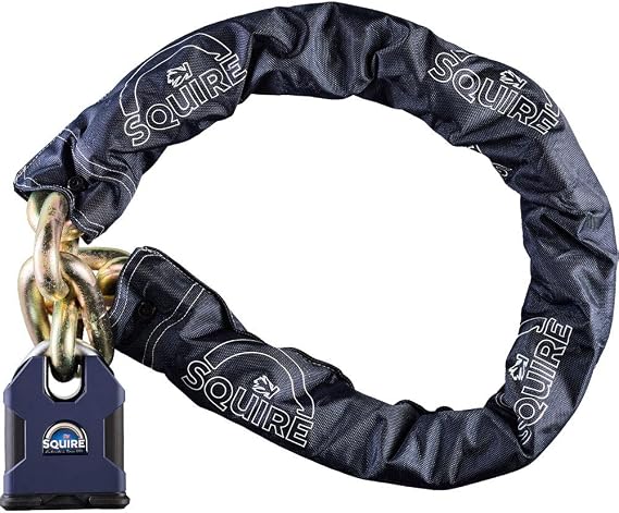 Squire SS100CS Padlock & TC22 Chain 1.5m