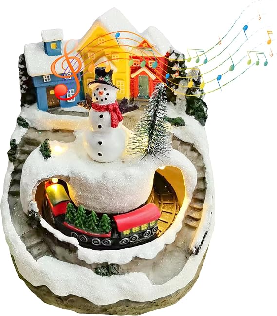 Weihnachtsdorf Mit Beleuchtung Weihnachtsstadt Beleuchtet Weihnachtsdeko