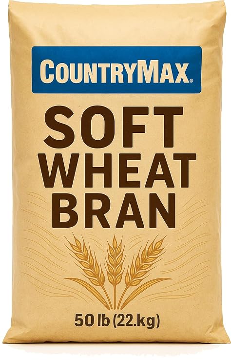 CountryMax Soft Wheat Bran - 50 Pound Bag