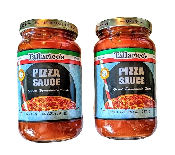Tallarico's Gourmet Homemade Taste Pizza Sauce, 14 Oz. (2 Pack)