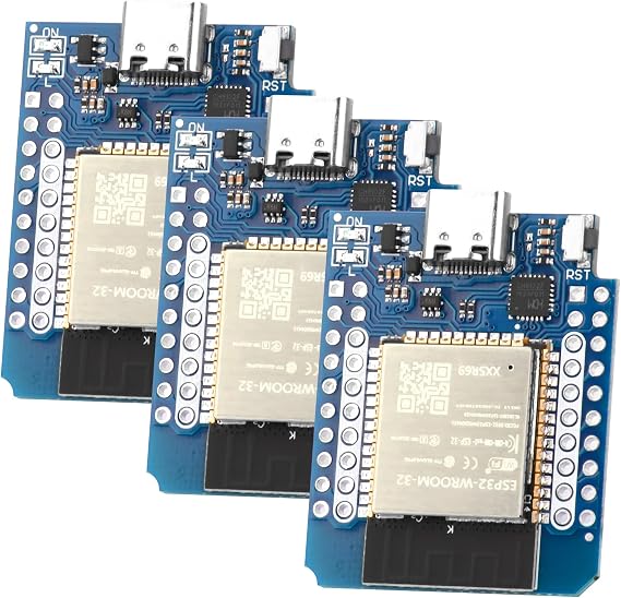 3 pieces Mini for ESP32 Development Board NodeMCU WiFi Bluetooth Development Board CH9102F Chip Compatible with Arduino IDE