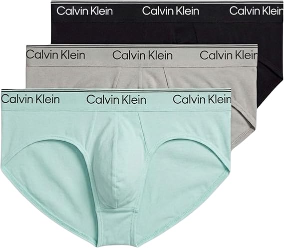 Calvin Klein Men's Hip Brief 3pk Lv00nb4408 Briefs (pack of 3)