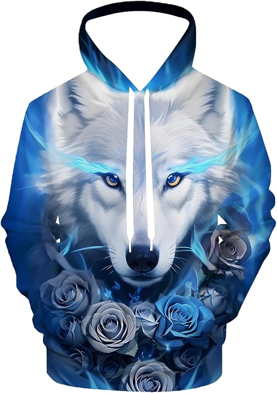 Black 80s 90s Pullover Hoodie 3D Novelty Graphic Hooded Sweatshirt Hoodies for Men Women
