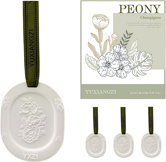 Passive Essential Oil Diffuser, 3pcs Sage Green Ceramic Set