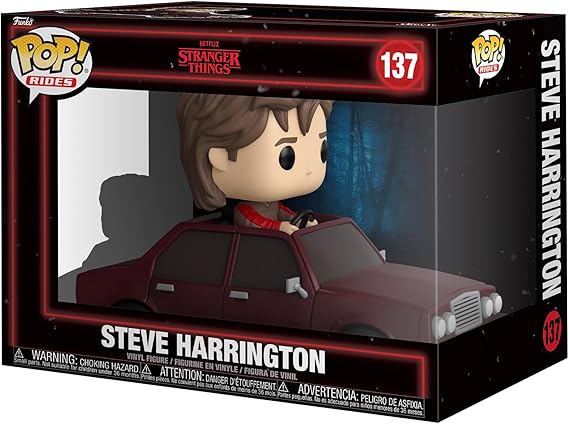 Funko Pop! Rides: Stranger Things Season 5 - Steve Harrington - Koleksiyon Vinil Figür - Hediye Fikri - Resmi Ürünler