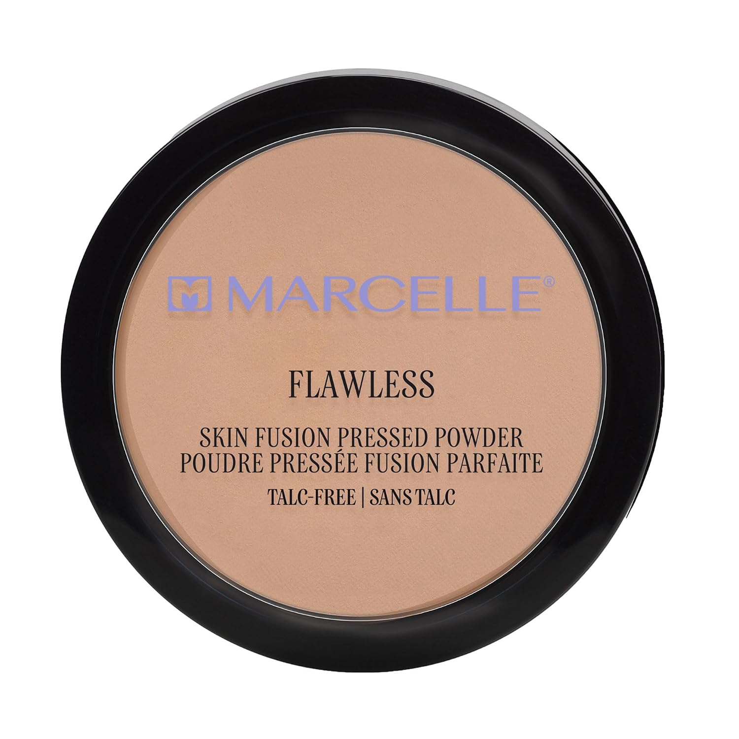 Marcelle Flawless Pressed Powder, Talc-Free, Hypoallergenic and Fragrance-Free - Medium Beige