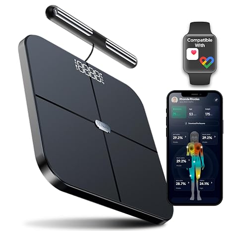 Hume Health - The Body Pod - Home Body Analyzer and Free Bluetooth App - 45+ Key Health Metrics - Accurate Personalized Data - Body Composition Scale - Smart Scale for Body Weight - HSA & FSA Eligible