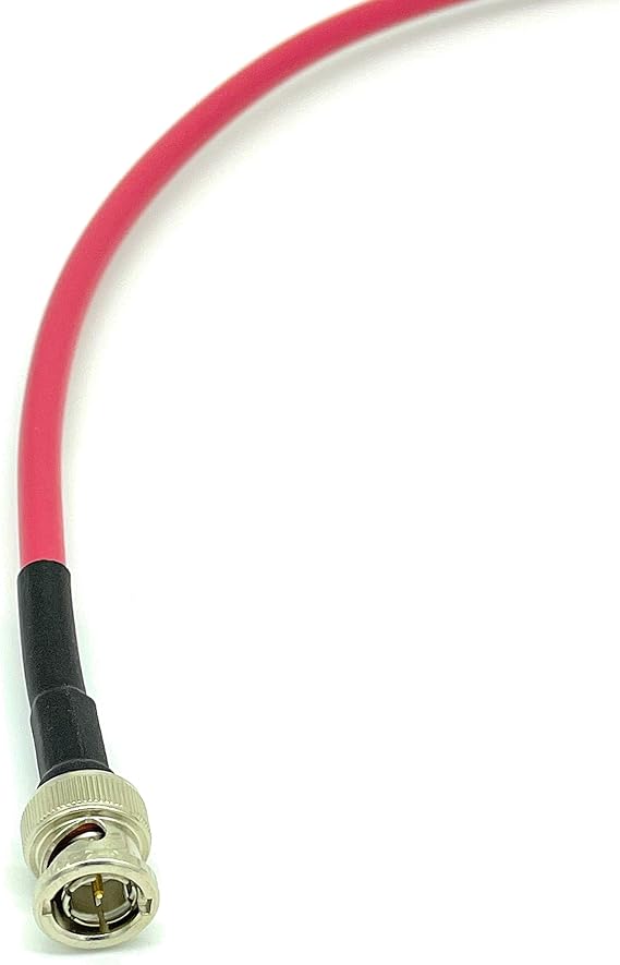 AV-Cables 3G/6G HD SDI BNC RG59 Cable Belden 1505A - Red (10ft)