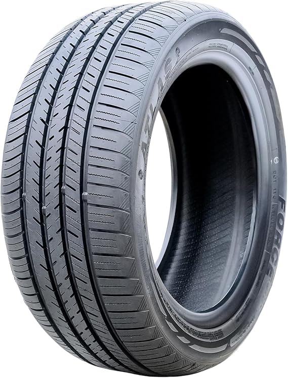 Atlas Force UHP All-Season Truck/SUV High Performance Radial Tire-245/50R18 245/50/18 245/50-18 100Y Load Range SL 4-Ply Black Side Wall UTQG 520AAA | Truck/SUV High Performance All Season Traction 100Y Rated Standard Load Radial Construction Black Sidewall Tire