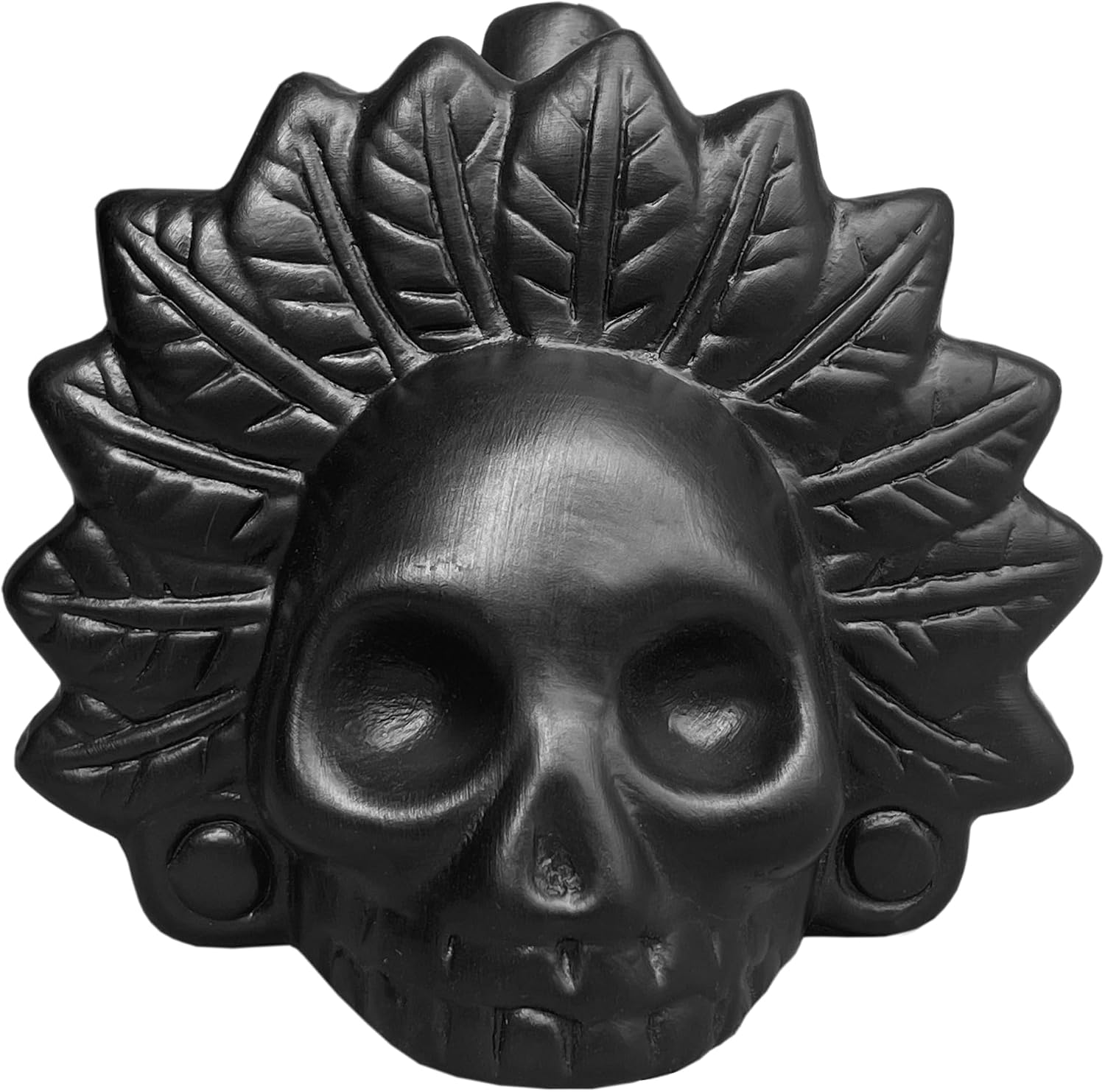 Aztec Death Whistle - Real Screaming, Up To 125 Decibels Loud, Authentic Human Sounding Screams - Black