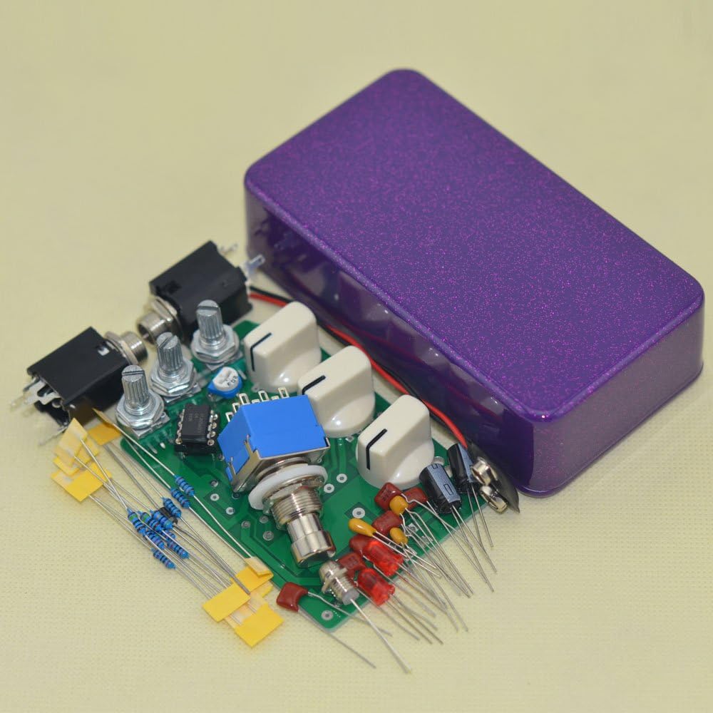 DIY Distortion Effects Stompbox Kit Shining Purple DS-1 No Holes