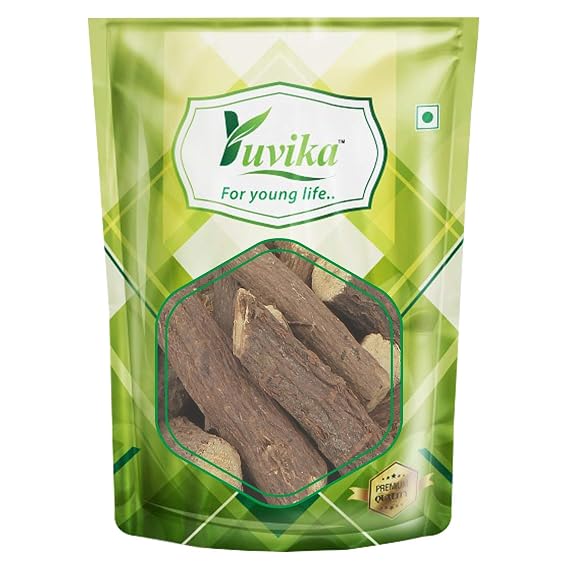YUVIKA Mulethi | Multhi Spl - Glycyrrhiza Glabra - Yashtimadhu - Jeshthamadha | Licorice Root (100 GM)