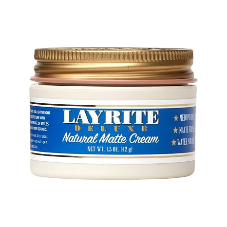 Layrite Natural Matte Cream, 1.5 oz