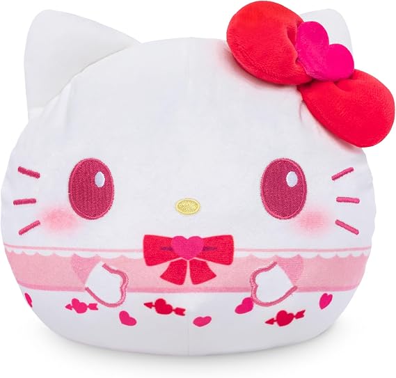 TeeTurtle Reversible Hello Kitty Pink and Red 6 Inch Plushie