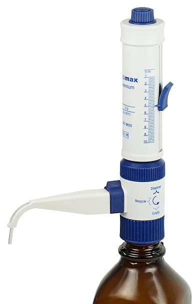 5 370 901 Dispenser, Labmax premium, recalibrateable, 0% loss of reagent, DE-M marked, 0.25ml-2.5ml