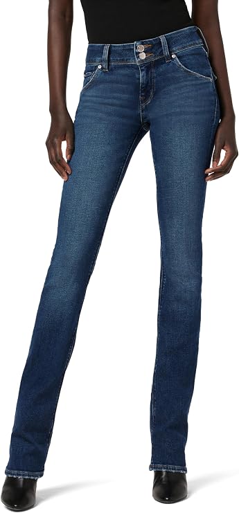 Hudson Women's Beth Mid Rise Baby Bootcut Jeans Jeans