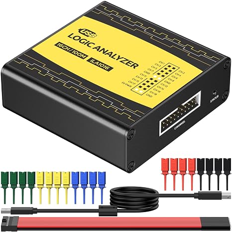 USB Logic Analyzer ULA1016 Full 16 Channels 100MHz Sampling Rate  with Open Source Software pulseView which Support Windows Linux mac os