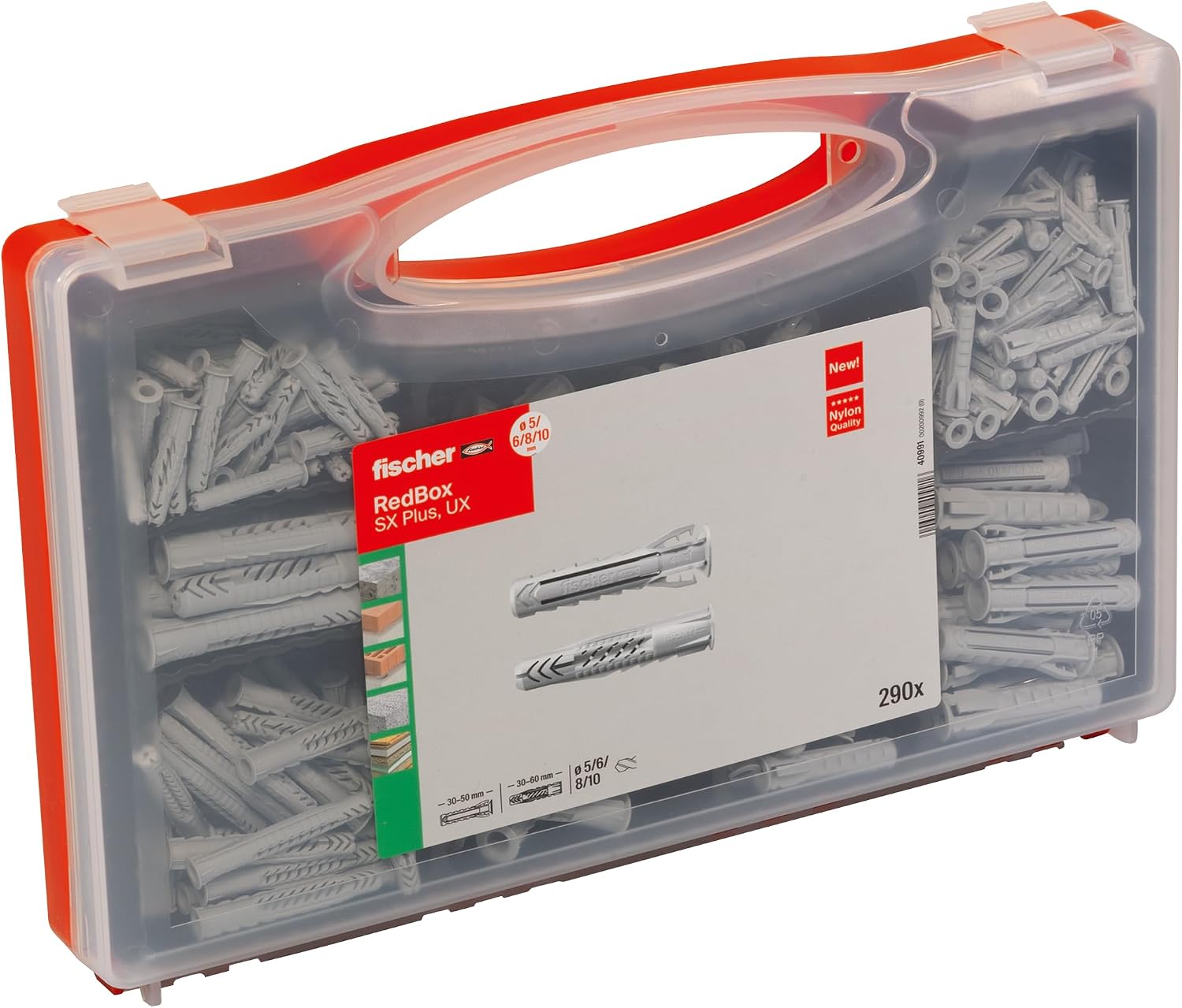 fischer UXSX Red Assortment Box -