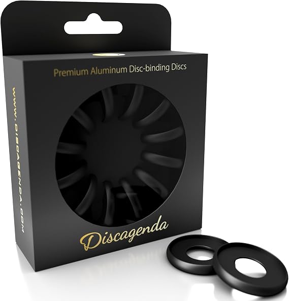 Discagenda Discbound Discs (Black, 12 Piece 1.3in)