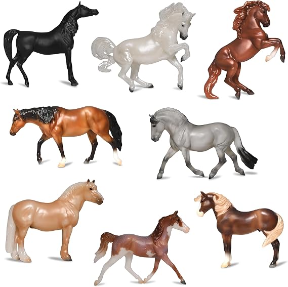Breyer Stablemates Deluxe Horse Collection with Eight Horses B-SM-10258, Multicolor