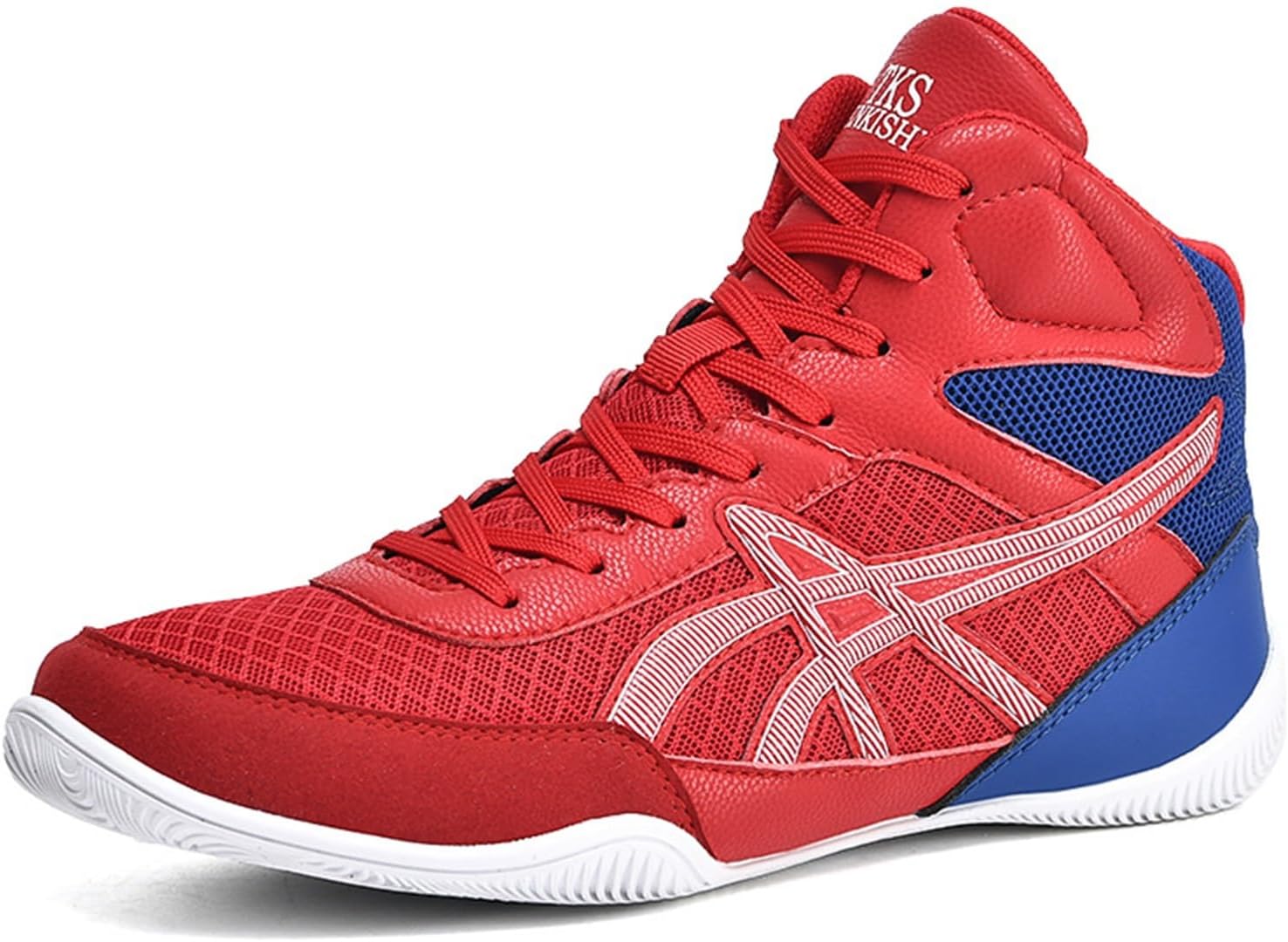 WCXTY Unisex Boxing Shoes,Professional Comfort Non-Slip Wrestling Shoes Men,Casual Lightweight Durable Boxing Boots,with Breathable Mesh,for AthleticWeightlifting