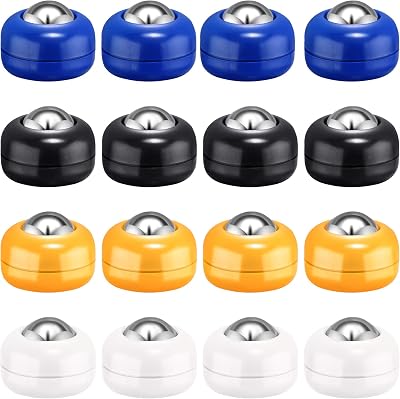 Gejoy Mini Shuffleboard Replacement Pucks Tabletop Equipment Rollers Set Shuffleboard Curling Accessories