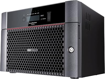 BUFFALO TeraStation 5820DN 8-Bay Business Desktop NAS 64TB 8x8TB with Hard Drives Included RAID iSCSI Network Storage File Server