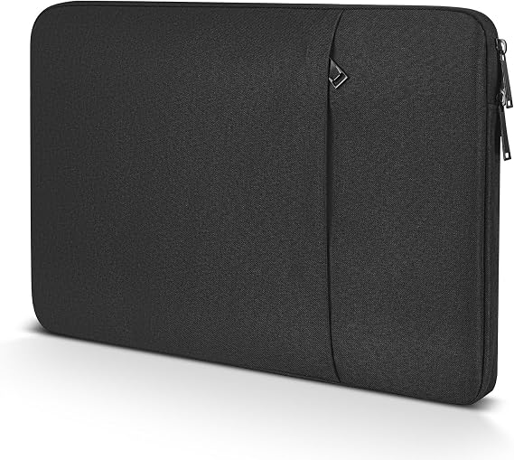 CaseBuy MacBook Air 15 inch Sleeve Water-Resistant Protective Case for 2026-2023 MacBook Air 15 M2 M3 M4 M5 Chip A3448 A2941 A3114 A3241 Laptop Carrying Case Cover Slim Travel Accessories Bag -Black