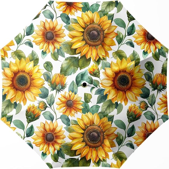Folding Umbrella, Automatic Small Compact, Sun & Rain