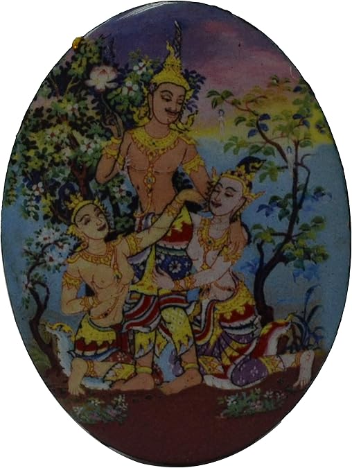 Charm Jewelry Gift Powerful in Love Thai Magic Powerful in Love Locket Petch Praya Torn Dewada Jaosanaeh Amulets Pendant Lp.Inn
