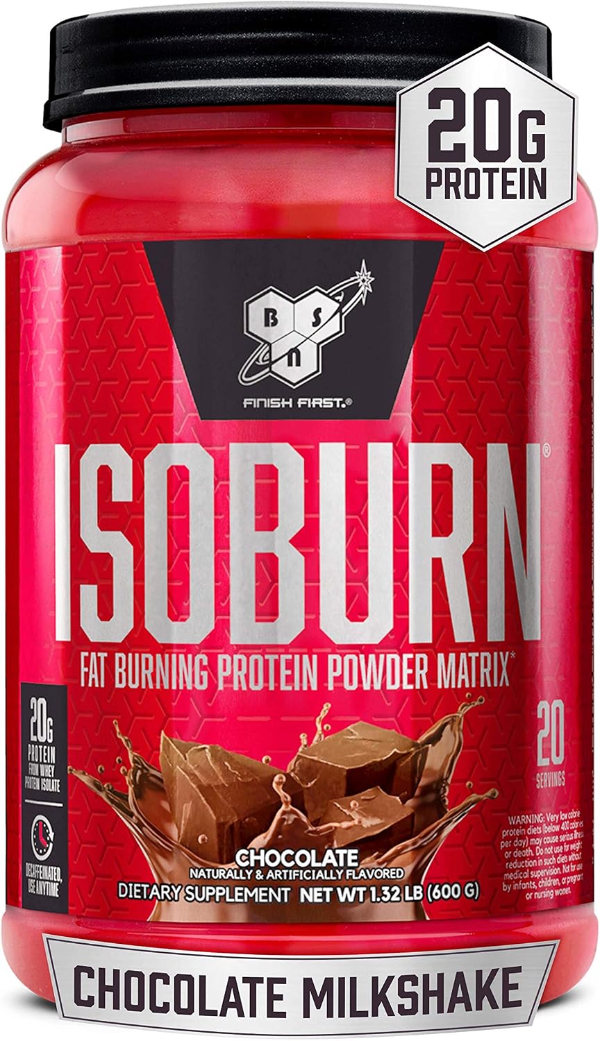BSN ISOBURN, Lean Whey Protein Powder, Fat Burner for Weight Loss with L-carnitine
