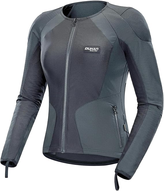 Motorcycle Jacket Women with CE Level 2 Armored Summer Mesh Motorcycle Shirt for All Seasons Adventure/Motorbike/Riding