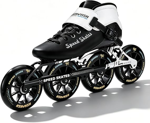 Inline Speed Skates for Women Men, Professional Carbon Fibre Roller Skates Blades for Female Male, High Performance Fitness Inline Skates