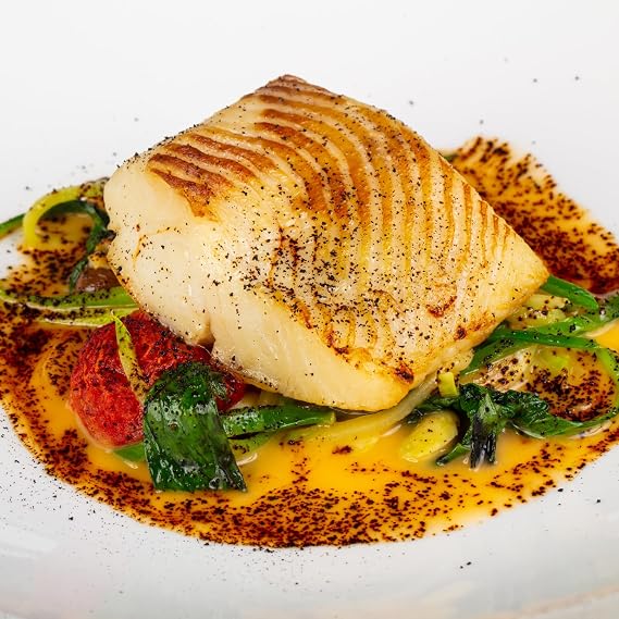Today Gourmet Foods of NC - Alaskan Wild Caught Halibut Fillets (12-6/7oz fillets)