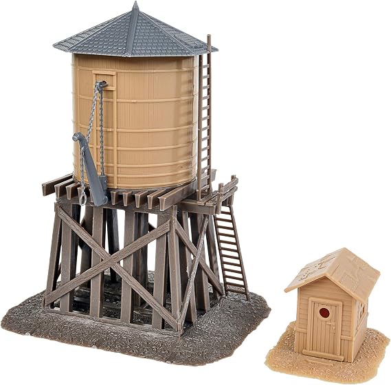 Walthers Trainline Water Tower and Shanty 931-906 HO Scale Model Railroad - Structure Kit