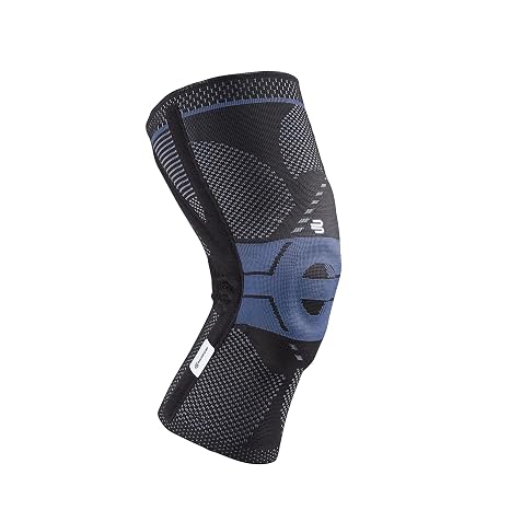 Bauerfeind - GenuTrain P3 - Patella Knee Support - for Misalignment of The Kneecap - Left Knee - Size 6 - Color Black