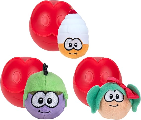 Roblox Collection: Meep City Microplush Mystery 3 Pack 3 Exclusive Virtual Items, S, ROB0541, Meep City