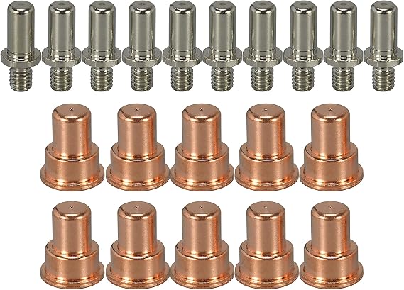RIVERWELD BINZEL Plasma Electrode 15.5-Zr 742.0016 Tip .040" 1.0mm 742.0083 | for PSB31KK Plasma Cutter Torch Accessories Consumables 20pcs