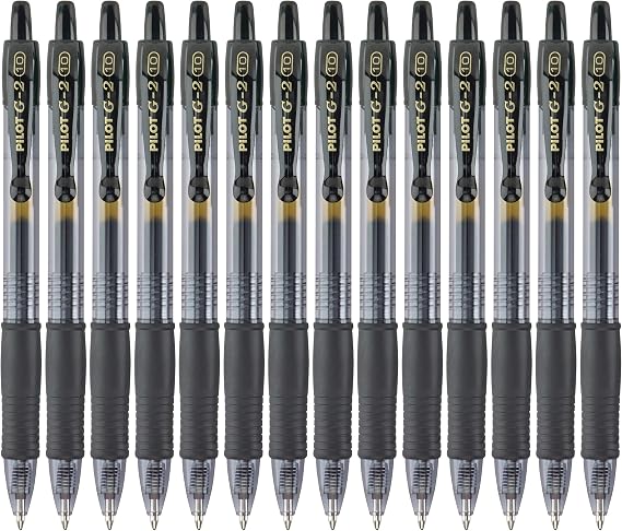 PILOT G2 Premium Gel Pens, Bold Point 1.0mm, Black Ink, 14-Pack