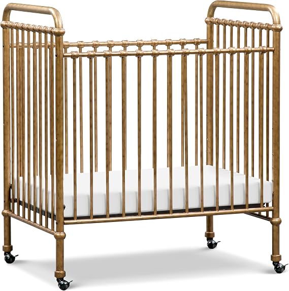 Namesake Abigail 3-in-1 Convertible Baby Crib, Vintage Gold