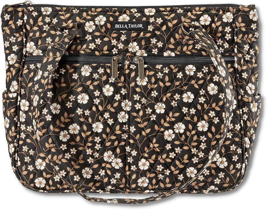 Bella Taylor Everyday Tote, Quilted Shoulder Bag for Women