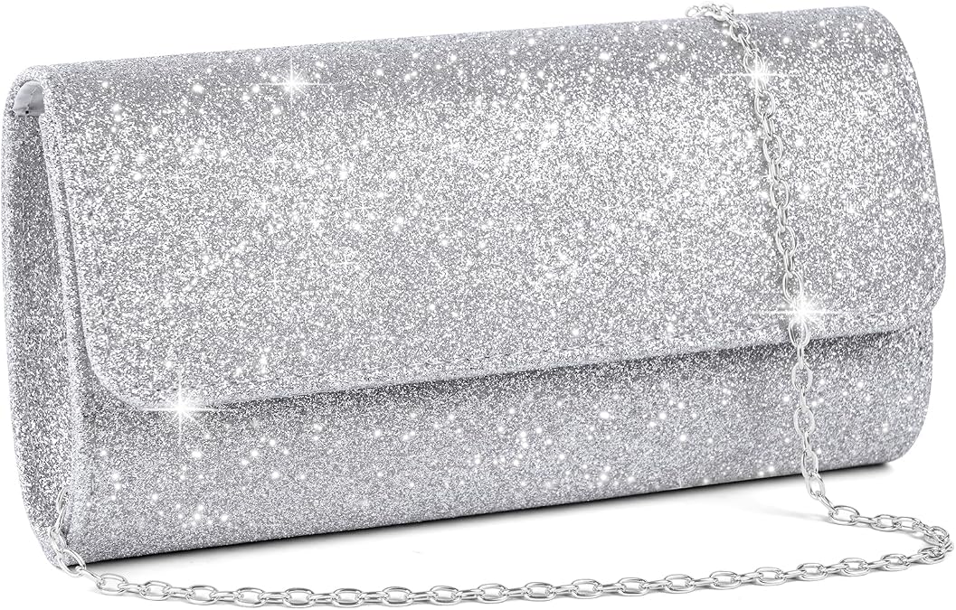 OSDUE Evening Bag Clutch Purses for Women, Rhinestones Purse, Sparkling Envelope Evening Bag