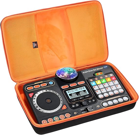 FBLFOBELI Hard Case for VTech Kidi Star DJ Mixer/Pro, Kidi DJ Mix, Black