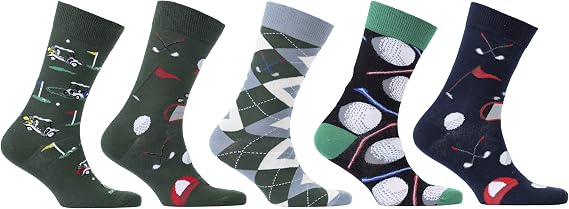 socks n socks-Mens 5pair Luxury Colorful Cotton Fun Novelty Dress Socks Gift Box