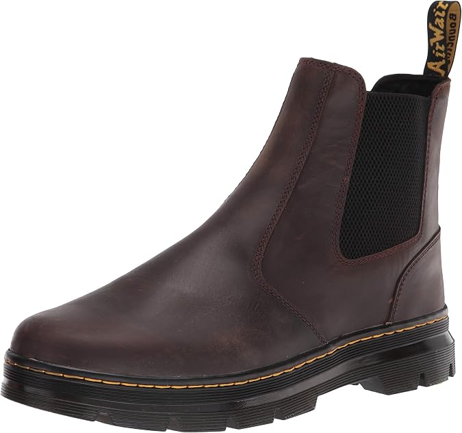 Dr. Martens unisex-adult Embury Leather Chelsea Boot | Casual Boots
